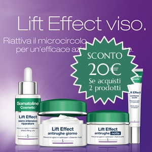 Somatoline Lift Effect Viso offerta sconto 20€